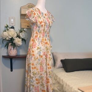 Floral Elegance Maxi Dress